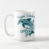 Hawaiian Dolphin Flippin' fabelhaft Aquamarin Kaffeetasse (Links)