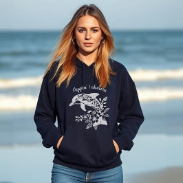 Hawaiian Dolphin Flippin’ Fabelhaftes Hoodie