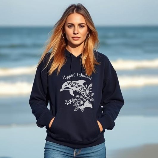 Hawaiian Dolphin Flippin’ Fabelhaftes Hoodie