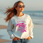 Hawaiian Dolphin Flippin’ fabelhaftes Rosa Sweatshirt