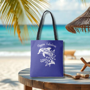 Hawaiian Dolphin-Flippin' Fabulous-Blue Tasche