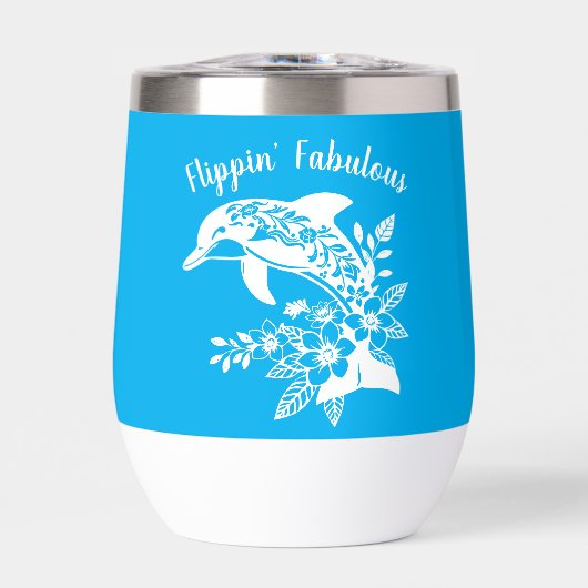 Hawaiian Dolphin - Flippin' Fabulous-Light Blue (Vorderseite)