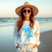 Hawaiian Dolphin Flippin’ Fabulous Light Blue T-Shirt