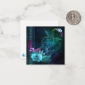 Hawaiian Dreams Square Note Card Mitteilungskarte (Vorderseite/Rückseite Beispiel)