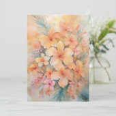 Hawaiian Dreamy Hibiskus Feiertagskarte (Stehend Vorderseite)