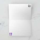 Hawaiian Dreh Flop Beach Party Karte (Innenseite)