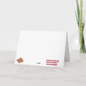 Hawaiian Dreh Flop Mele Kalikimaka Card Karte (Rückseite)