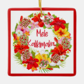 Hawaiian Dreh Flop Wreath Ornament (Vorderseite)