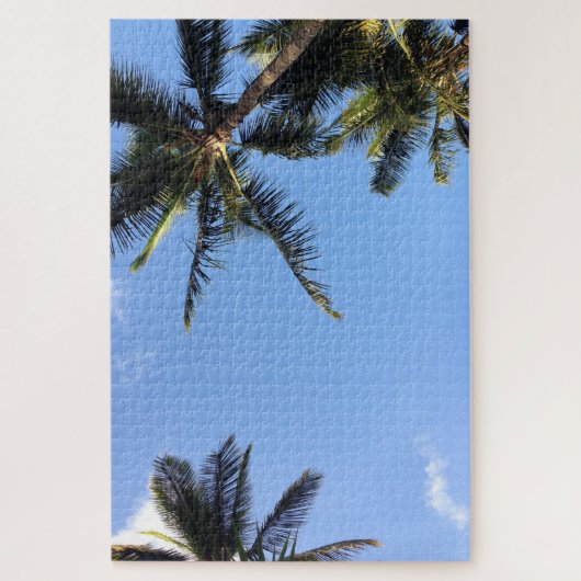Hawaiian Exotic Beach Palm Trees Puzzle (Vertikal)