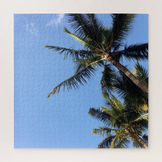 Hawaiian Exotic Beach Palm Trees Puzzle (Vertikal)