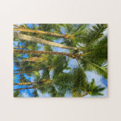 Hawaiian Exotic Beach Palm Trees & Sky Puzzle (Horizontal)