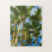 Hawaiian Exotic Beach Palm Trees & Sky Puzzle (Vertikal)