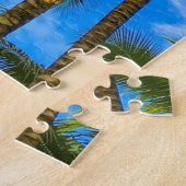 Hawaiian Exotic Beach Palm Trees & Sky Puzzle (Seite)