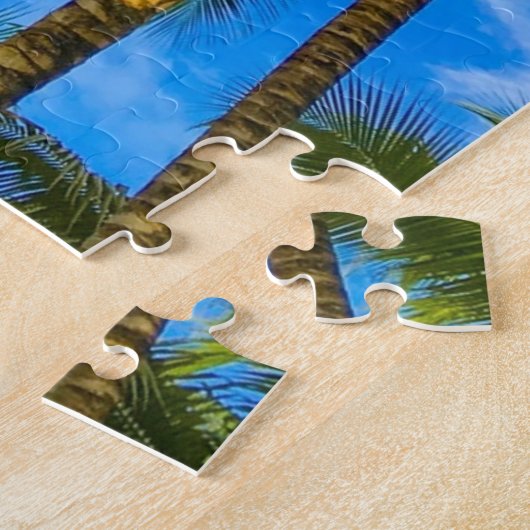 Hawaiian Exotic Beach Palm Trees & Sky Puzzle (Seite)