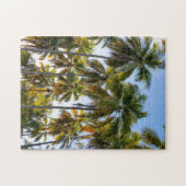 Hawaiian Exotic Beach Palm Trees & Sky Puzzle (Horizontal)