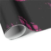 Hawaiian Exotic Palm Tree Silhouette Geschenkpapier (Rolleneckpunkt)