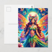 Hawaiian Fairy Postkarte (Vorne/Hinten)