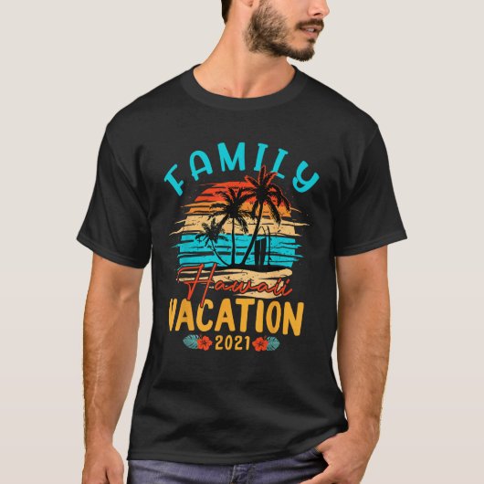 Hawaiian Family Vacation Matching Group T-Shirt (Vorderseite)