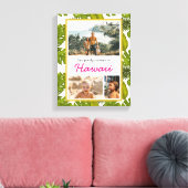 Hawaiian Family Vacation Tropical Blätter Foto Leinwanddruck (Insitu (Wohnzimmer))