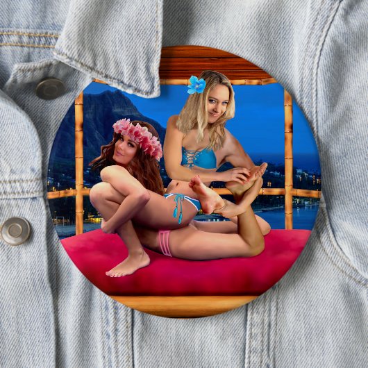 HAWAIIAN FANTASY WRESTLING BUTTON (Beispiel)