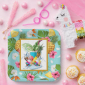 Hawaiian Feast  Pappteller (Party)