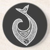 Hawaiian Fish Hook Getränkeuntersetzer (Vorne)