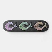 Hawaiian Fish Hook Skateboard (Horizontal)