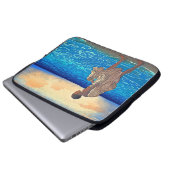 'Hawaiian Fisherman' - Charles W. Bartlett Laptopschutzhülle (Vorne Knopf)