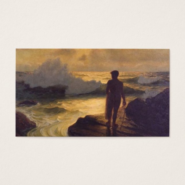 Hawaiian Fisherman, Ölgemälde auf Leinwand (Vorderseite)