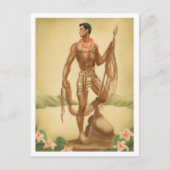 Hawaiian Fisherman Postkarte (Vorderseite)