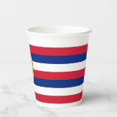 Hawaiian Flag & Seal, Flag of Hawaii Pappbecher (Rückseite)