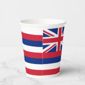 Hawaiian Flag & Seal, Flag of Hawaii Pappbecher (Rechts)