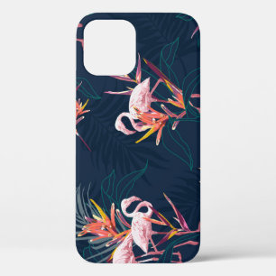 Hawaiian Flamingo: Tropisches Vintages Kunstwerk Case-Mate iPhone Hülle