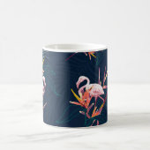 Hawaiian Flamingo: Tropisches Vintages Kunstwerk Kaffeetasse (Mittel)