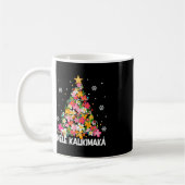 Hawaiian Floral Christmas Tree Mele Kalikimaka Tro Kaffeetasse (Links)