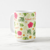 Hawaiian Floral Mug Kaffeetasse (Vorderseite Links)