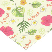 Hawaiian Floral Table Runner Kurzer Tischläufer (Ecke)