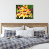 Hawaiian Frangipani Leinwanddruck (Insitu (Schlafzimmer))