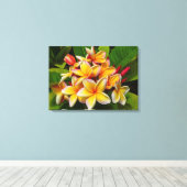 Hawaiian Frangipani Leinwanddruck (Insitu (Holzboden))