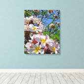 Hawaiian Frangipani Leinwanddruck (Insitu (Holzboden))
