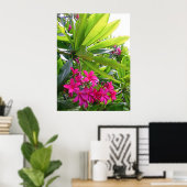 Hawaiian Frangipani Poster (Heimbüro)