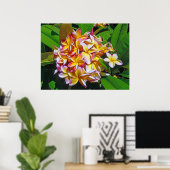 Hawaiian Frangipani Poster (Heimbüro)