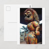 Hawaiian Fury Postkarte (Vorne/Hinten)