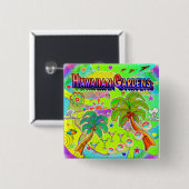 Hawaiian Gardens Mind Focus Button (Vorne & Hinten)