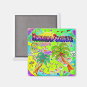 Hawaiian Gardens Mind Focus Magnet (Vorderseite/Rückseite)