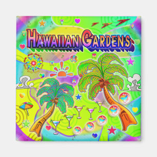 Hawaiian Gardens Mind Focus Magnet