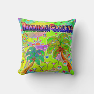 Hawaiian Gardens Mind Focus Pillow Kissen