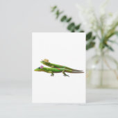 Hawaiian Geckos Postkarte (Stehend Vorderseite)