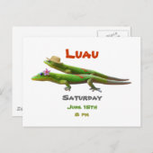Hawaiian Geckos Postkarte (Vorne/Hinten)