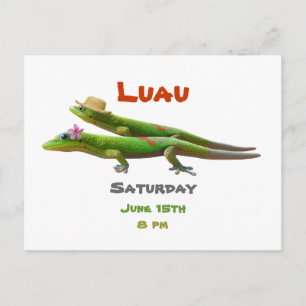 Hawaiian Geckos Postkarte